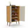Sapateira com Portas Arandu Cinamomo Off White - 2