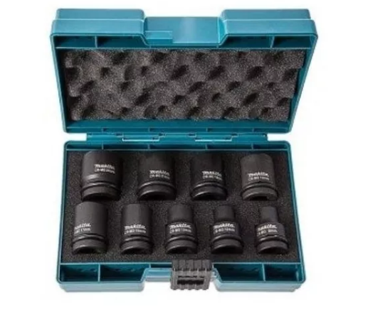 Jogo de Soquete de Impacto Makita 1/2pol 8 a 24mm C/9pcs D-42575 - 3