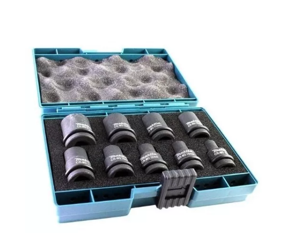 Jogo de Soquete de Impacto Makita 1/2pol 8 a 24mm C/9pcs D-42575 - 4