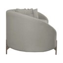 Ver imagem 6 de Sofá Orgânico Cardo 2,82m em Linho com Pés de Metal