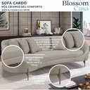 Ver mais imagens de Sofá Orgânico Cardo 2,82m em Linho com Pés de Metal