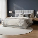 Ver imagem 1 de Cabeceira Cama Box para Queen 160cm Jade Suede Cinza