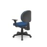 Cadeira Executiva Operativa Plus Plaxmetal Back System Nr17 Crepe Azul T12 - 3