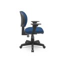 Ver imagem 2 de Cadeira Executiva Operativa Plus Plaxmetal Back System Nr17 Crepe Azul T12