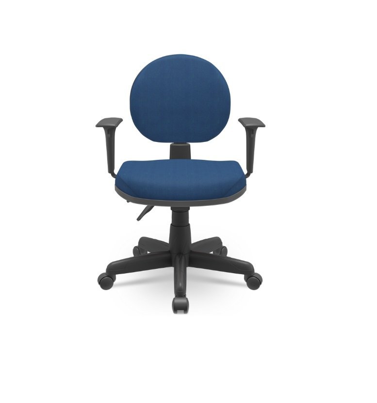 Cadeira Executiva Operativa Plus Plaxmetal Back System Nr17 Crepe Azul T12