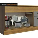 Ver imagem 4 de Balcão de Pia 150 Cm 2 Portas e 2 Gavetas Rustic/cinza