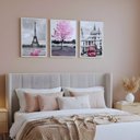 Ver imagem 3 de Kit 3 Quadros Paris França Moldura:branca