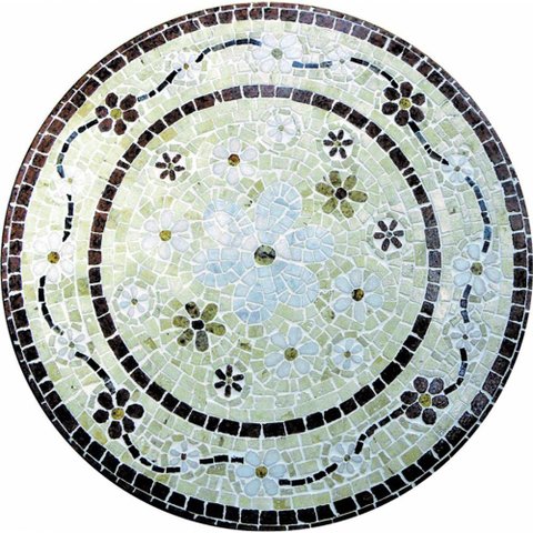 Mandala Mosaico Floral Doppio Festoni Tamanho 150cm