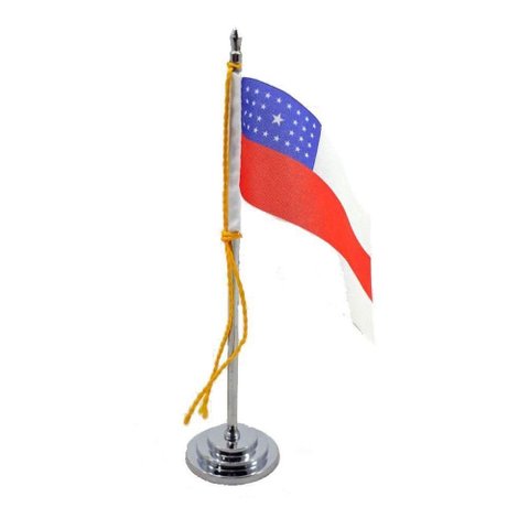 Mini Bandeira Mesa Amazonas Mastro 15 cm Poliéster
