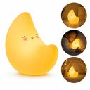 Ver imagem 1 de Luminaria Lua LED Abajur Infantil Luz Noturna Mesa Decoracao Cabeceira Quarto Bebe Crianca Luz Suave
