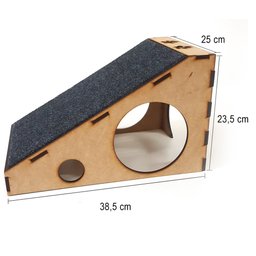 Arranhador Rampa Nicho para Gatos em Mdf 6mm - 2