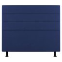 Ver imagem 1 de Cabeceira Cama Box Casal King Size Malik 195cm Suede Azul - Abmaza