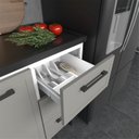 Ver imagem 6 de Balcão para Pia 180cm em Aço 4 Portas 4 Gavetas Juno 