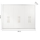 Ver imagem 4 de Guarda Roupa Casal 6 Portas 5 Gavetas Murano Plus