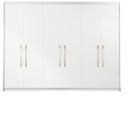 Ver imagem 3 de Guarda Roupa Casal 6 Portas 5 Gavetas Murano Plus