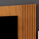 Ver imagem 4 de Conjunto Painel + Rack Vertex Painel Naturalle Rack Off White/Naturalle Mavaular