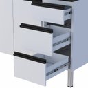 Ver imagem 7 de Balcão para Pia 150cm em Aço 2 Portas 3 Gavetas Gaia