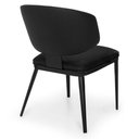 Ver imagem 6 de Cadeira de Jantar Estofada Siena Design Italiano Encosto Flutuante C/ Espuma Alta Densidade - Preto