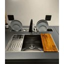 Ver imagem 7 de Cuba Aço Inox Gourmet Premium Pia Cozinha Profissional 60x40 C/acessórios Cozix