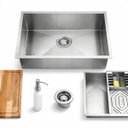 Ver imagem 1 de Cuba Aço Inox Gourmet Premium Pia Cozinha Profissional 60x40 C/acessórios Cozix