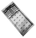Ver imagem 5 de Cuba Aço Inox Gourmet Premium Pia Cozinha Profissional 60x40 C/acessórios Cozix