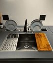 Ver imagem 6 de Cuba Aço Inox Gourmet Premium Pia Cozinha Profissional 60x40 C/acessórios Cozix