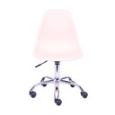 Ver imagem 3 de Cadeira Charles Eames Dkr Pp Base Rodizio:salmão