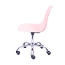 Ver imagem 2 de Cadeira Charles Eames Dkr Pp Base Rodizio:salmão