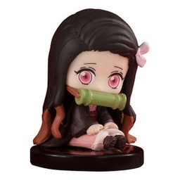 Boneco Demon Slayer Kimetsu no Yaiba Miniatura 5cm Csuporte - 1