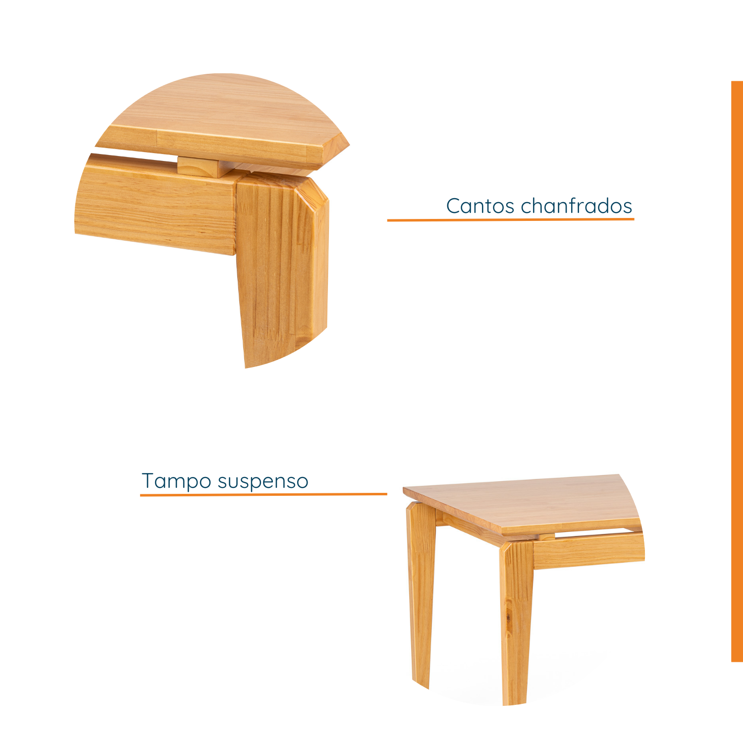 Mesa para Sala de Jantar 160cm Seiva CabeCasa MadeiraMadeira - 5