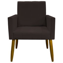 Kit 2 Poltronas Decorativas para Sala Mari Suede Pé Palito - 3