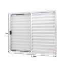 Ver imagem 4 de Janela de Alumínio Veneziana 100x120cm 3 Folhas Vidro Liso Slim Modular Ramassol Branco