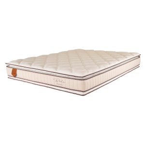 Colchão King Prorelax Size 193x203x28 Bali Molas Ensacadas Pillow Top Duplo - Bege
