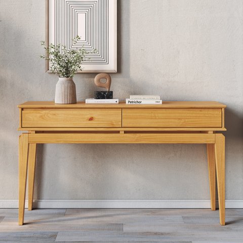 Aparador 2 Gavetas Madeira Maciça Seiva CabeCasa MadeiraOriginals