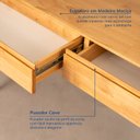 Ver imagem 6 de Aparador 2 Gavetas Madeira Maciça Seiva CabeCasa MadeiraOriginals