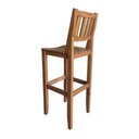 Ver imagem 3 de Kit com 2 Banquetas Alta Confort com Encosto Madeira Maciça Malbec - Cor: Marrom