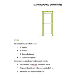 Guarnição Moldura Para Porta 7cm Eva Autocolante 5,30 Mts - 3