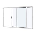 Ver imagem 3 de Janela de Alumínio de Correr Lateral 100x100cm 2 Folhas Vidro Liso Slim ModularRamassol