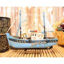 Ver imagem 4 de Miniatura Barco Navio Caravela Madeira Enfeite Decorativo 29cm