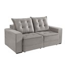 Ver imagem 2 de Sofá Retrátil 2 Lugares Roma Evidence Capuccino