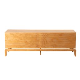 Rack para TV até 60 Polegadas Madeira Maciça Vidro Canelado Seiva CabeCasa MadeiraMadeira - 11
