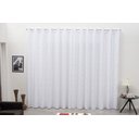 Ver imagem 1 de cortina para sala jacquard tecido semi blackout 4,00x2,50:branco