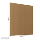 Ver imagem 6 de Rack Extensível Ripado com Painel TV 75 Polegadas 200x230cm Aruá CabeCasa MadeiraOriginals Marrom
