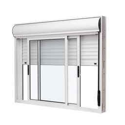 Janela de Alumínio Veneziana com Persiana Integrada 120x150cm 2 Folhas Moveis Brize Ramassol - 3 Janela de Alumínio Veneziana com Persiana Integrada 120x150cm 2 Folhas Moveis Brize Ramassol - 3
