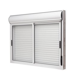 Janela de Alumínio Veneziana com Persiana Integrada 120x150cm 2 Folhas Moveis Brize Ramassol - 1 Janela de Alumínio Veneziana com Persiana Integrada 120x150cm 2 Folhas Moveis Brize Ramassol - 1