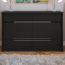Ver imagem 1 de Cômoda Urban 8 Gavetas Preto Fosco - Móveis Lopas