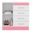 Ver imagem 6 de Cômoda Montevideu Branco Rosa Flex - Demóbile