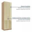 Ver imagem 6 de Cristaleira Dupla 4 Portas Vidro Reflecta Infinito 140cm com Rodapé 100% MDF
