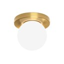 Ver imagem 1 de Plafon Teto Arandela Parede Dourado Globo Retro Vintage 12cm Sphera TKS