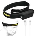 Ver imagem 1 de Lanterna De Cabeça Sensor Movimento Led COB XPE Ajustavel Multiuso Cilcismo Pesca Corrida Camping